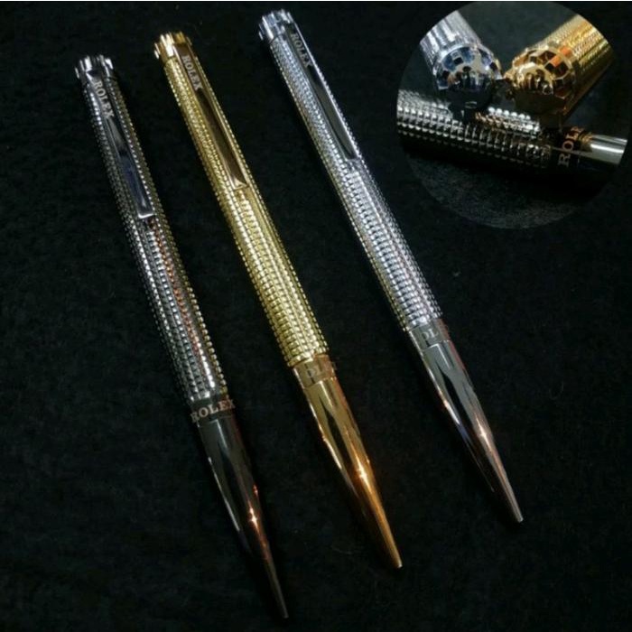 

Bollpoint Para Exekutif Muda RLX High Polish Chrome Elegan Limited Alat Tulis Stationery Kode 1300