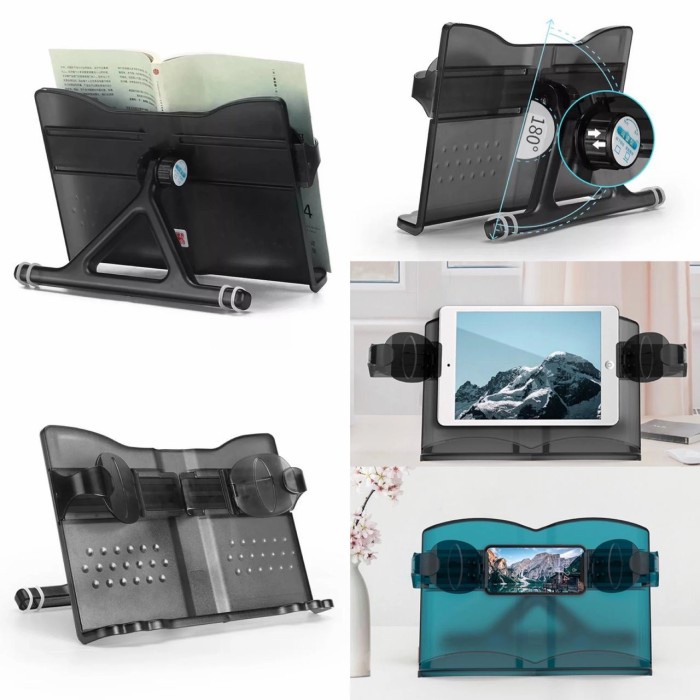 tripod book/book stand/stand holder book/tripod buku/ tiang buku/1