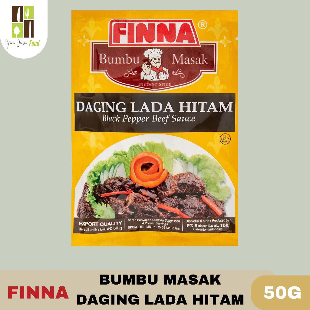 

HJE Finna Bumbu Masak 50g Tomyum/Daging Sapi Lada Hitam/Gulai/Kare/Opor/Rawon/Rendang/Rujak