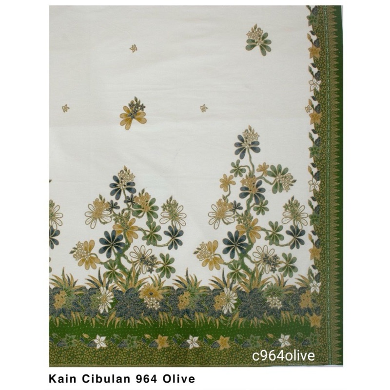 Viral  Batik Ender Rok Kebaya Sepan Wiron Lipat Primiss Hijau Greentea Olive Katun Rok Kebaya