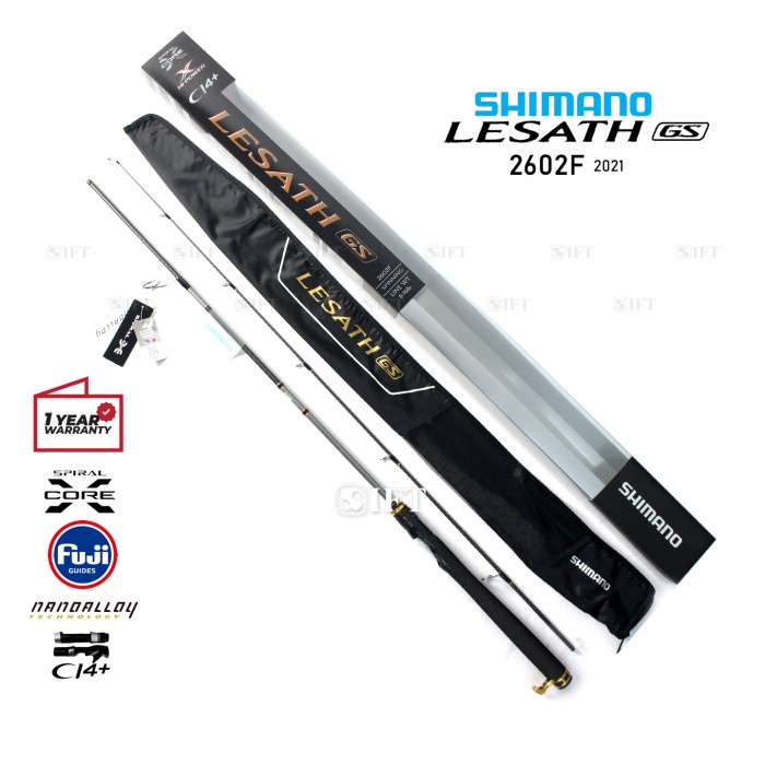 Bagus Joran Shimano Lesath Gs 2562 2602 Fuji Ci4+ Galatama 2021 Original