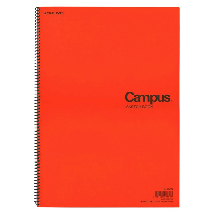 

Sketchbook (umum / untuk penggunaan akademis) / Orange cover B4 vertik