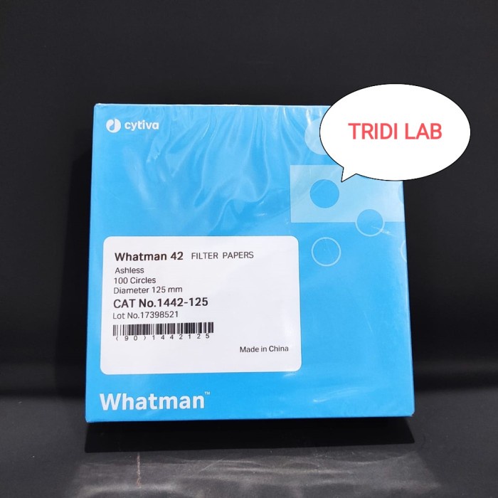 JTTOP" WHATMAN FILTER PAPER NO.42/ WHATMAN 1442-125