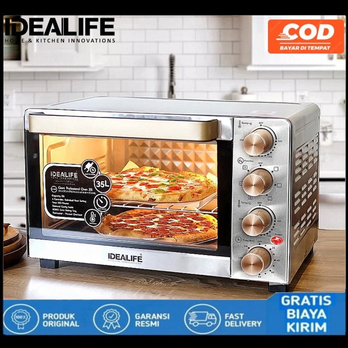 OVEN + MICROWAVE IDEALIFE IL 335 /IDEALIFE IL 330 Kapasitas Besar 35L