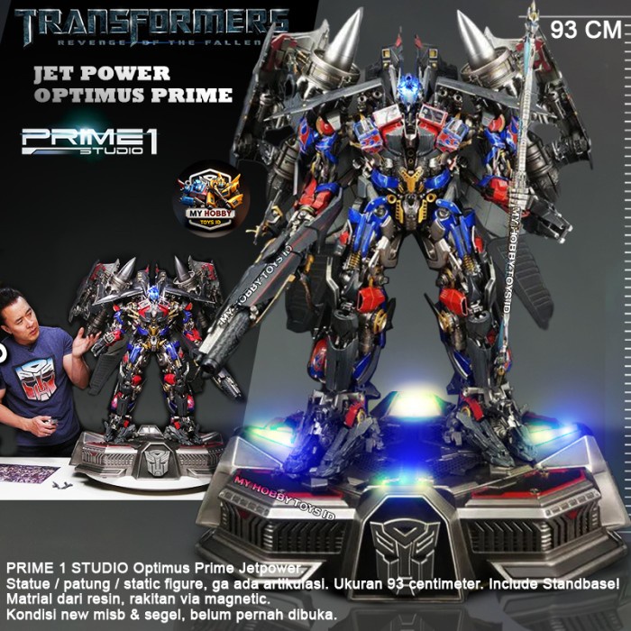 SALE 100% ORIGINAL PRIME 1 STUDIO FIGURE TRANSFORMERS OPTIMUS JETPOWER KOMBINASI OPTIMUS PRIME &