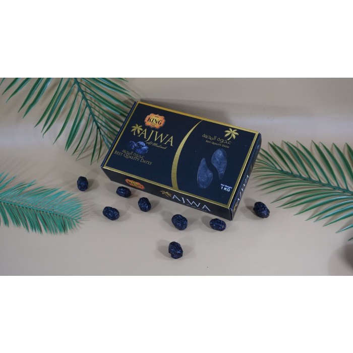 

KURMA AJWA KING KURMA NABI MIX JUMBO + MEDIUM AL MADINAH 1 KG SYIFA
