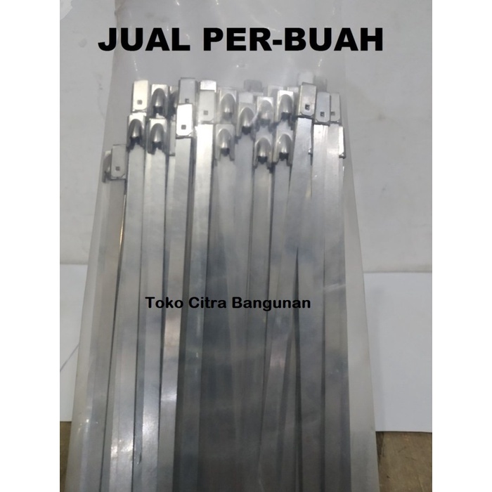 

Perbuah Kabel Tis Stainless Steel 4.6 x 700 mm Pengikat Cable Ties Tie