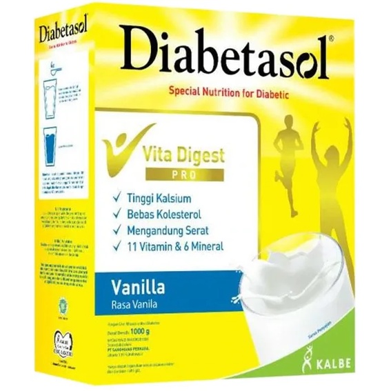 

DIABETASOL VANILA 950GR - RAJA SUSU