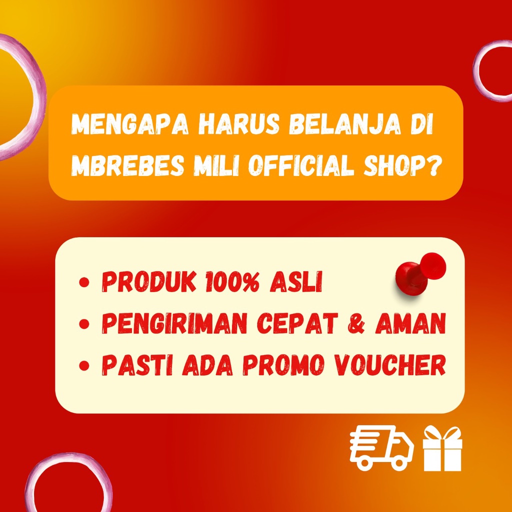 

HJE Mbrebes Mili Bawang Goreng (Bagor) 130g