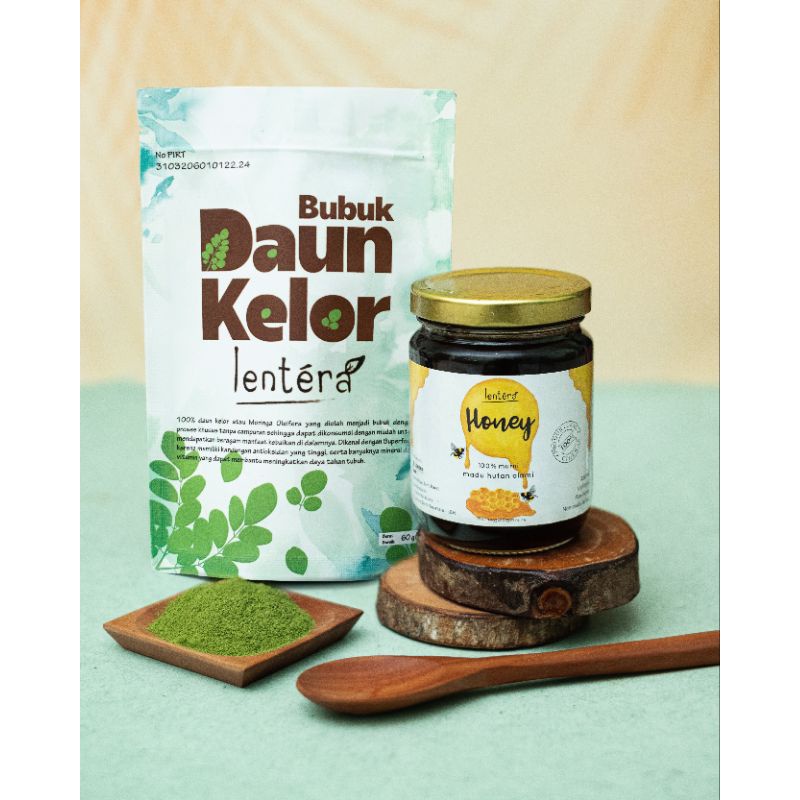 

HJE BUBUK KELOR ASLI 'LENTERA' (60 gr) Lentera Moringa Powder Organik