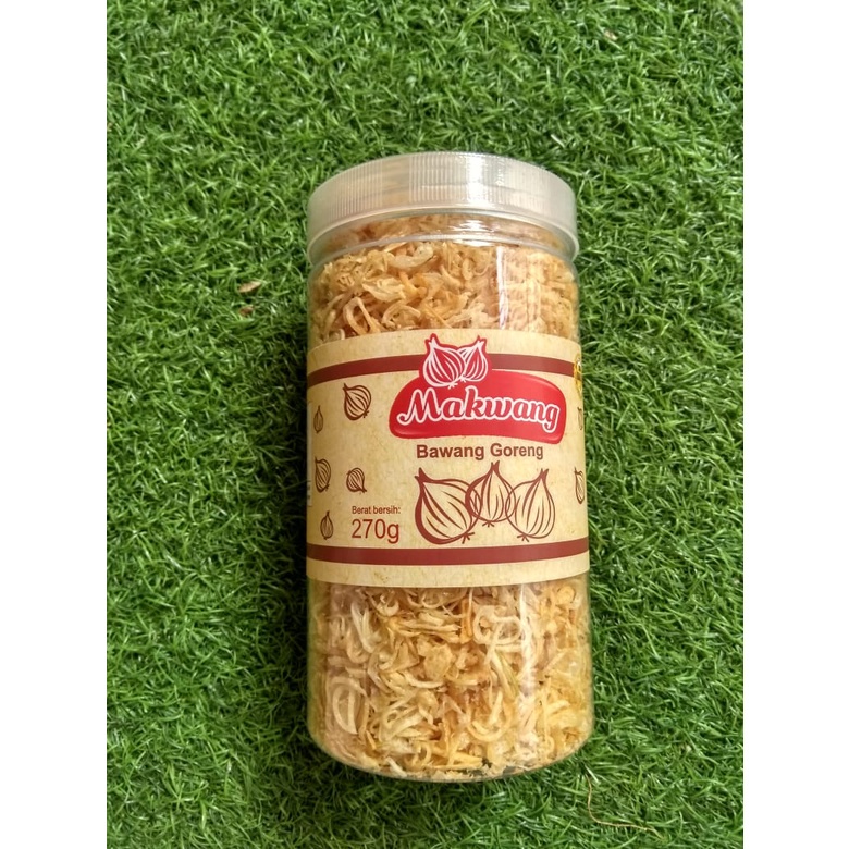 

HJE MAKWANG BAWANG GORENG PREMIUM ORIGINAL ASLI SUMENEP 300 GRAM UNTUK CEMILAN DAN TABURAN MAKANAN