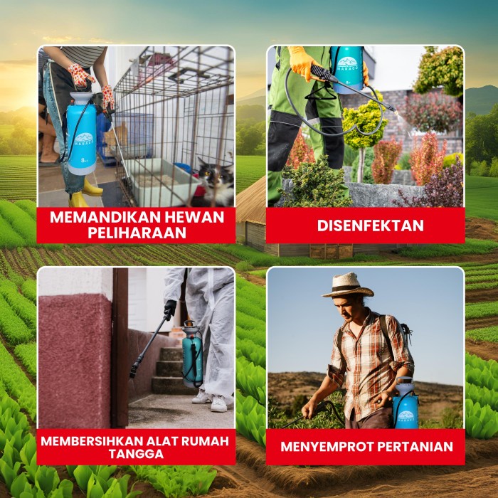Pompa Sprayer 8 Liter Farmjet Biru(Pompa Sprayer 8 Liter Farmjet Biru) #Gratisongkir