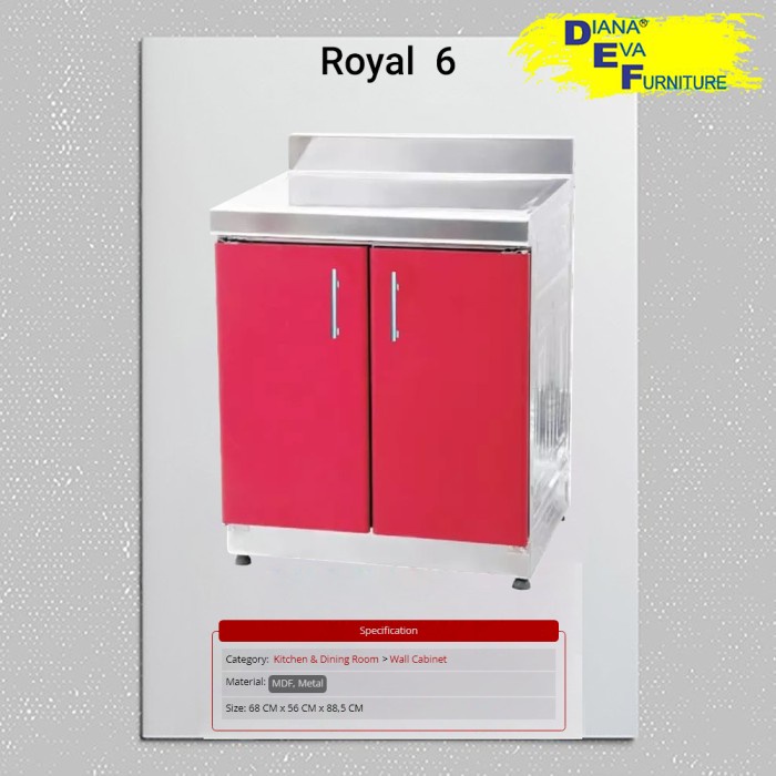 FREE ONGKIR Kitchen Set / Rak Dapur / kabinet Royal 6