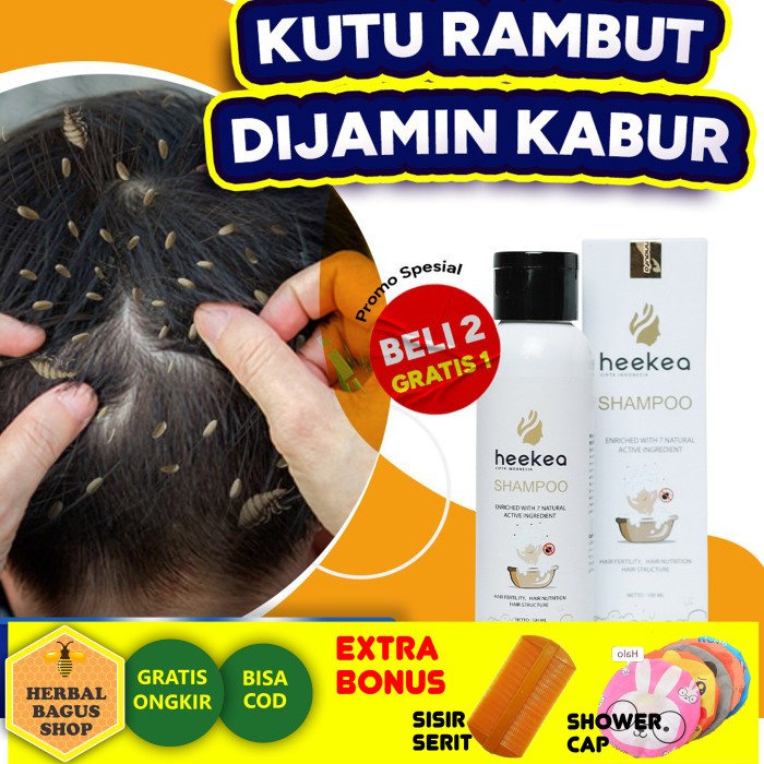 Promo Sampo Kutu Rambut Anak Dan Dewasa, Anti Kutu Terbaik - Heekea Shampoo
