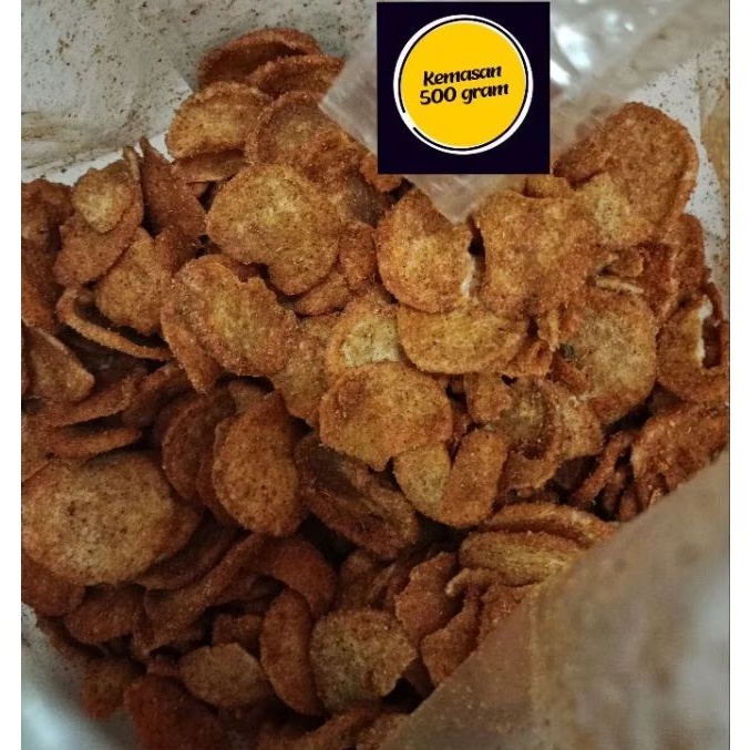 

Basreng bulat basreng koin renyah pedas gurih 500gram