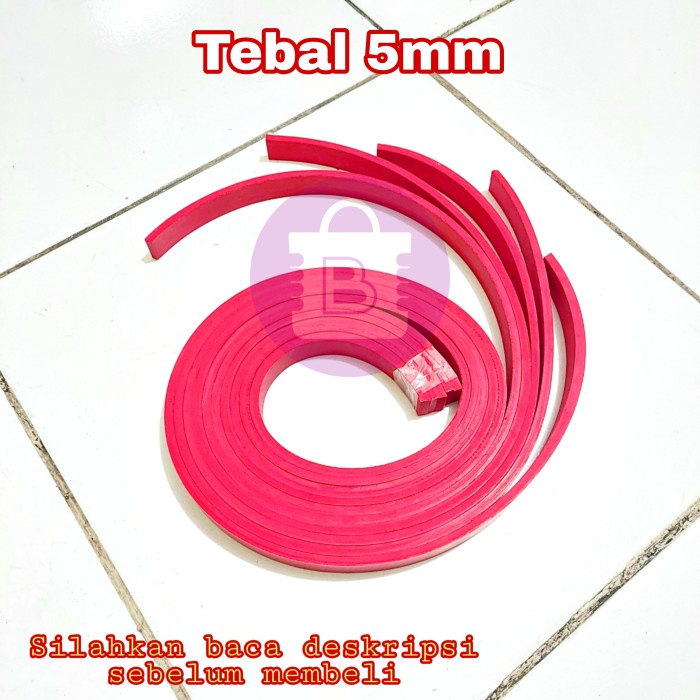 Rubber Speargun 5mm Karet Panah / Tembak Ikan Pipih Karet ketapel