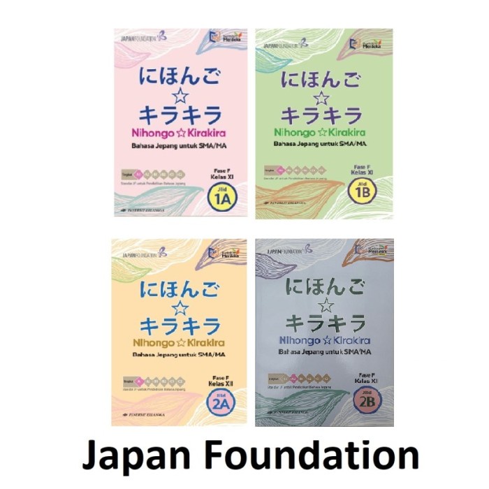 

Nihongo Kira Kira Bahasa Jepang Sma Kelas 11 12 Jilid 1A 1B 2A 2B Erlangga Kurikulum Merdeka The