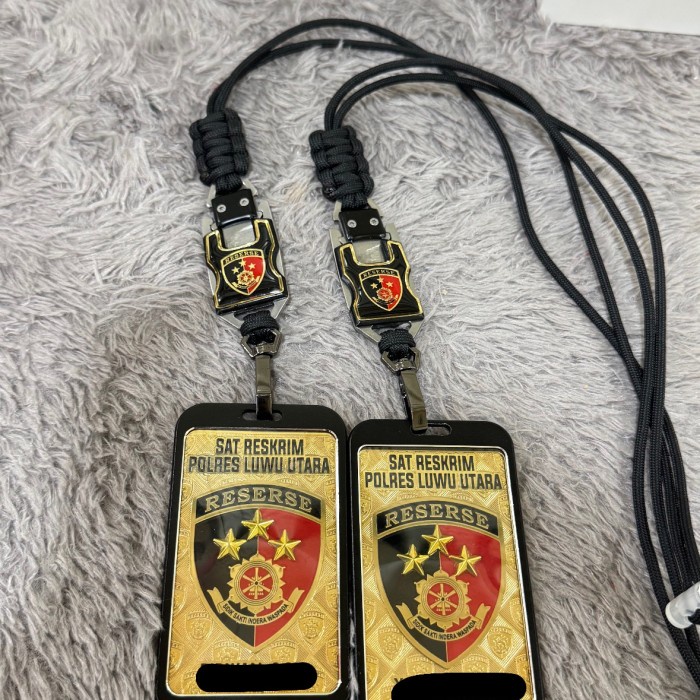 

[tmr] - TACTICAL LANYARD BADGE HOLDER (CUSTOM) - SATU PAKET