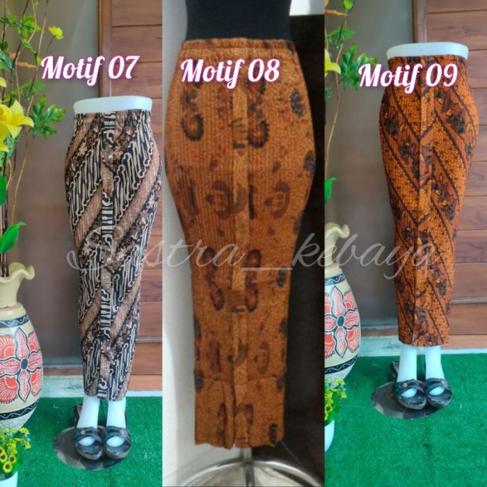 Terlaris Rok Wiron Batik Sogan//Rok Span Batik//Rok Prisket Bawahan Tradisional