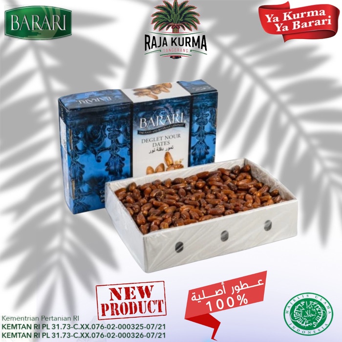 

Kurma Barari Deglet Nour Processed (Madu) 5Kg Algeria
