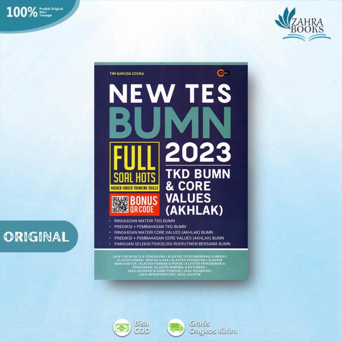 Buku New Tes BUMN 2023 TKD BUMN & CORE VALUES ( AKHLAK )