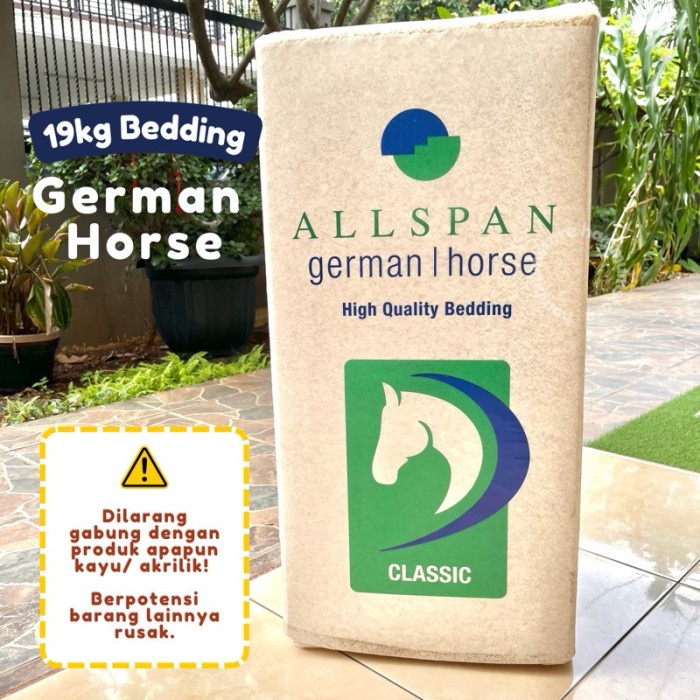 German Horse Bedding Hamster 19kg AllSpan German Horse Serbuk Kayu Bedding Hamster Serbuk Kayu