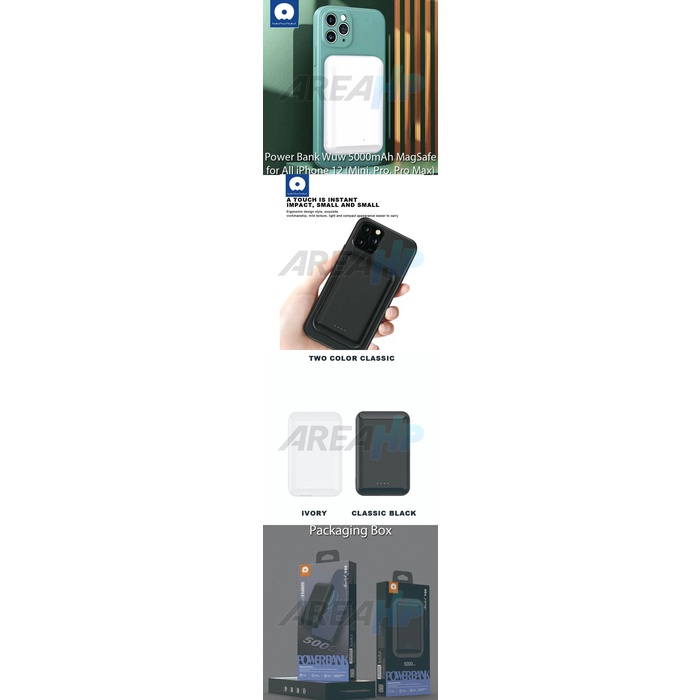 Berkualitas Powerbank Power Bank Wuw 5000Mah Magsafe All Iphone 12 Mini Pro Max