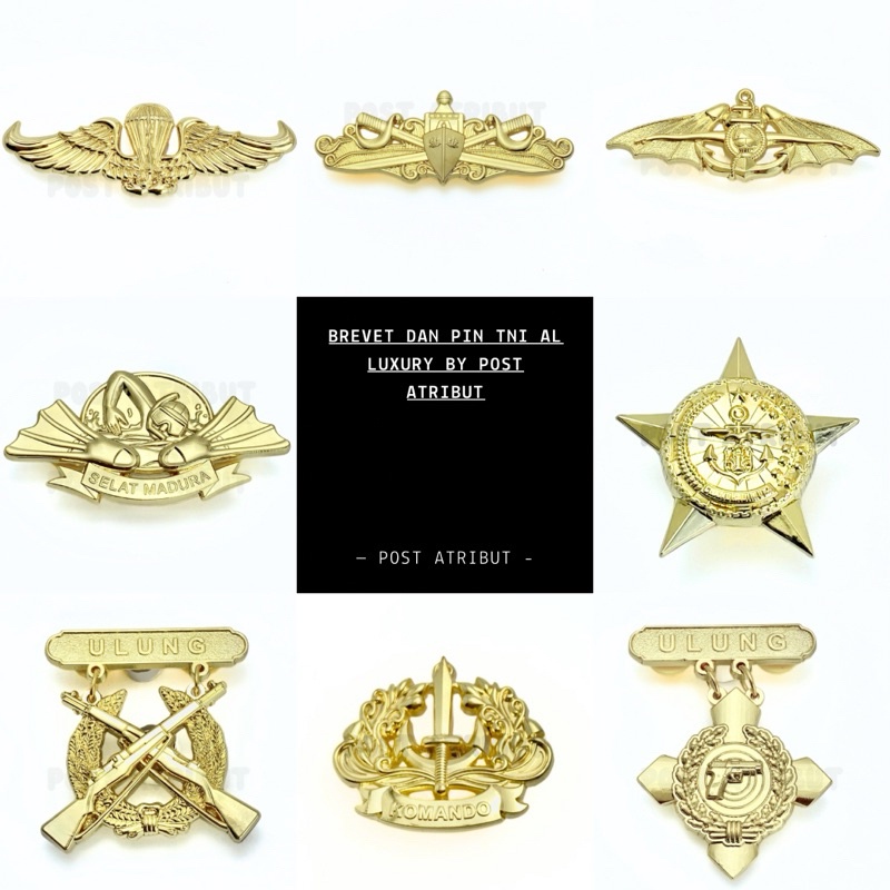 BREVET TNI AL LUXURY/ BREVET TNI LUXURY/ BREVET DIKO KOMANDO LUXURY/ BREVET ULUNG PANJANG LUXURY/