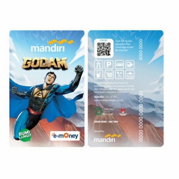 Raibowshopp Kartu Emoney Mandiri Etoll E-Money E-Tol E Money Tol Card Bank Mandiri