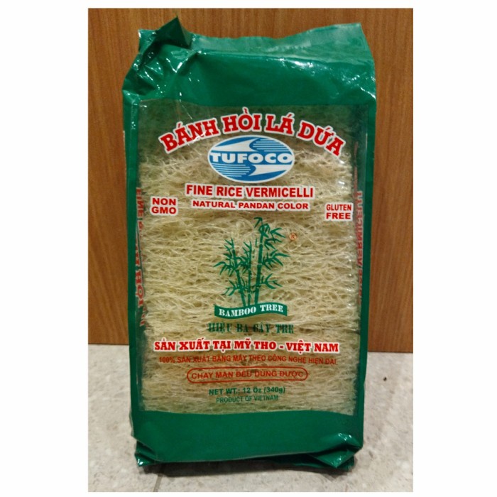 

KHUSUS GRAB! BAMBOO TREE FINE RICE VERMICELLI PANDAN 340GR