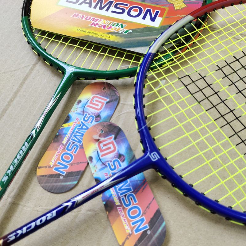 FREE ONGKIR RAKET BADMINTON SENYAWA ORIGINAL SAMSON RAKET BULUTANGKIS PBSI