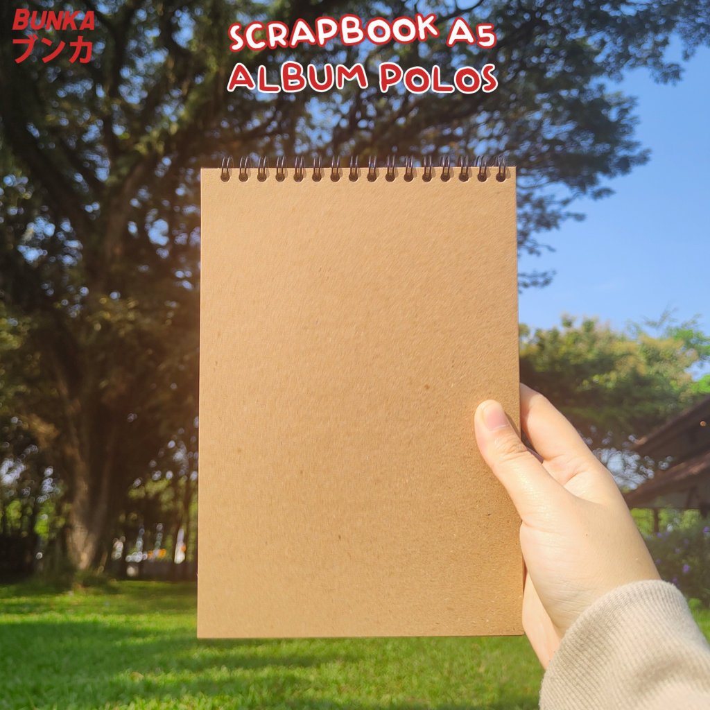 

IK! Scrapbook 350 gsm Aesthetic Album vintage buku catatan story book kado anniversary valentine