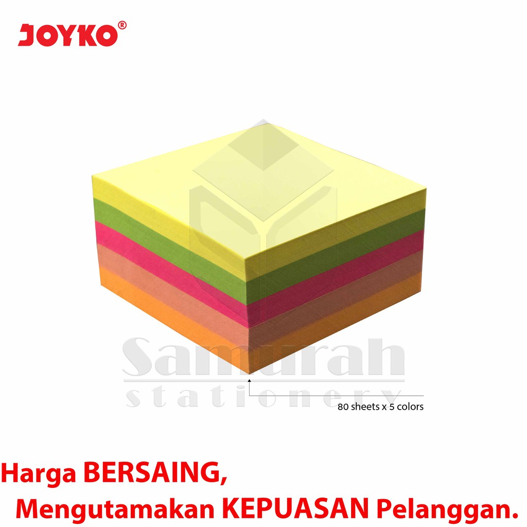 

IK! Memo Stick MMS 1 Joyko / Sticky Note MMS-1 / Kertas Memo Catatan / Memo Tempel 5 Warna