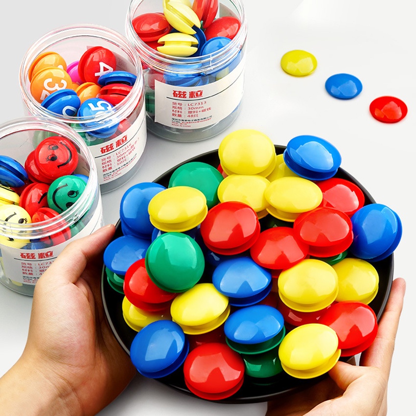 

iK! 48Pcs Magnet Papan Tulis 30mm Magnetic Whiteboard 30mm 3cm Magnet Magnetic