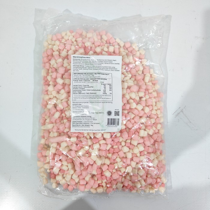 

Diskon Corniche Mini Marshmallow Pink White 1Kg Reject Kempes Peyot Ready