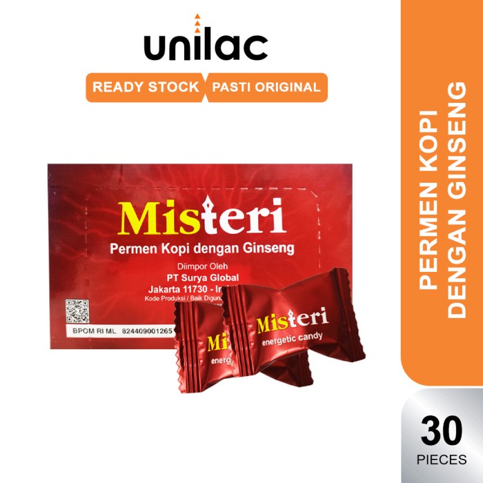 

Terlaris Misteri Permen Kopi 30 Pcs - Permen Misteri Candy Original Bpom Ready