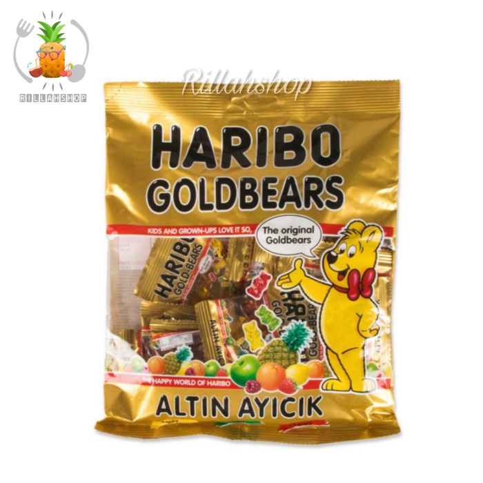 Terbaru Haribo Goldbears Gummy Bear Candy Import Halal (250G) Ready