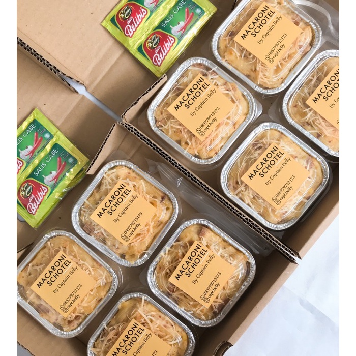 

Ready Makaroni Schotel Reguler (1 Box Isi 4Pcs)