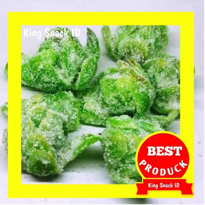 

1KG MANISAN PALA KERING / MANISAN BUAH PALA KERING HIJAU IJO