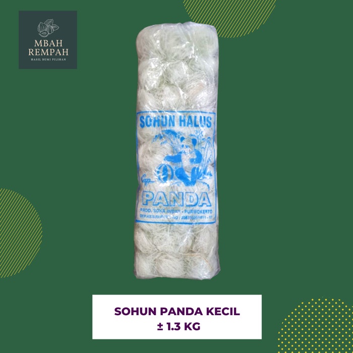 

Ready Sohun So Un Panda Kecil Halus - Berat 1,3 Kg