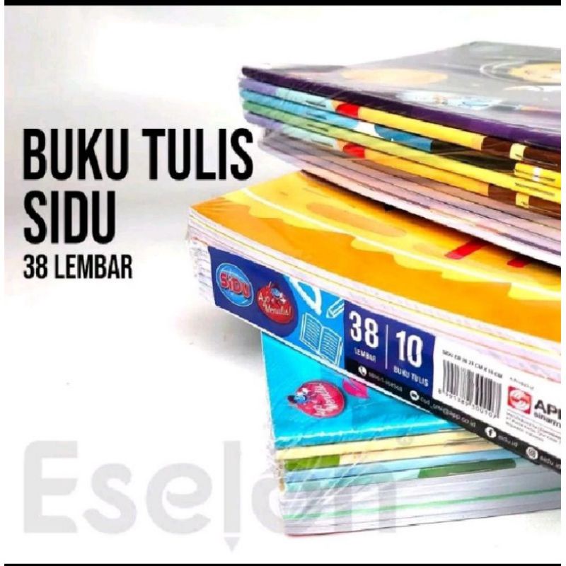 

IK! Buku Tulis SIDU 38 Lembar (1 pack isi 10 buku) / Buku Tulis Sinar Dunia