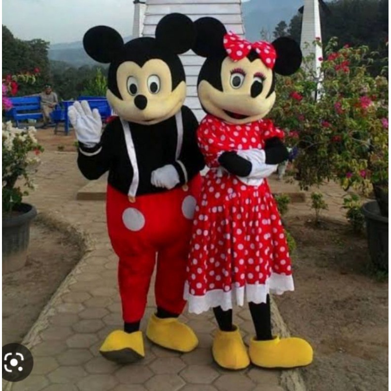 kostum badut Mickey mouse