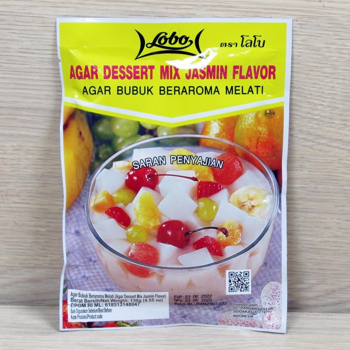 

HJK Bubuk Puding Agar Dessert Mix Rasa Almond Impor Thailand Lobo