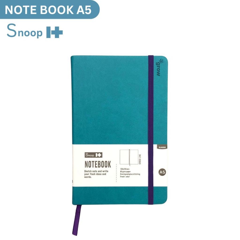 

IK! Notebook A5 Strap Snoop It 2425-3 & 2425-4 Notebook Diary A5 Impor Buku Tulis Catatan Bergaris