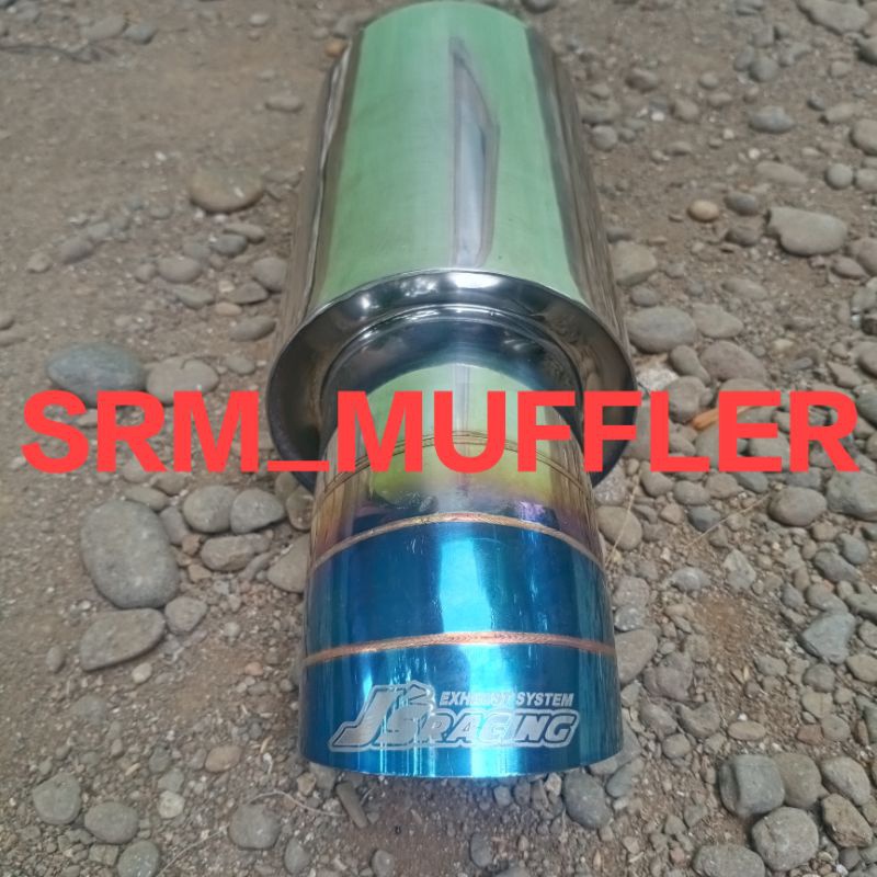 DISKON BESAR Knalpot Mobil JS Racing Bass Adem Full Stainless Agya Ayla Brio Jazz Calya Datsun