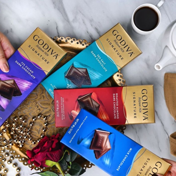 

Promo Godiva Signature Chocolate Tablet - Coklat Batang - 90Gr Ready