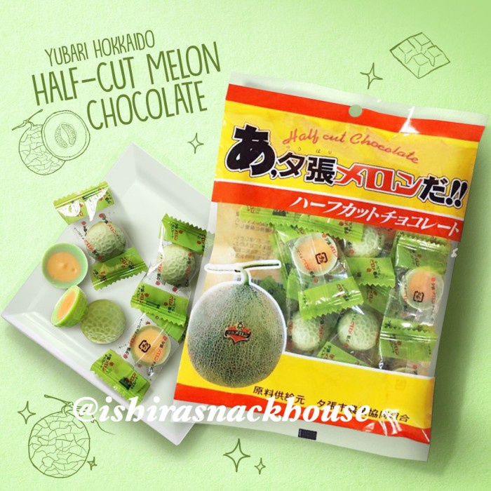 Promo Yubari Melon Half Cut Chocolate Ready
