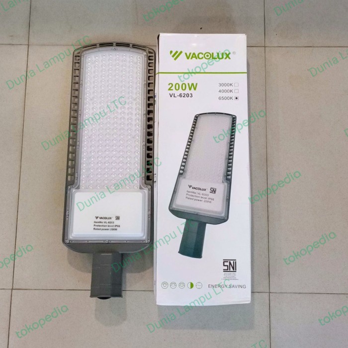 Lampu Jalan Led 200 Watt Lampu Pju 200 Watt Vacolux Tahan Badai