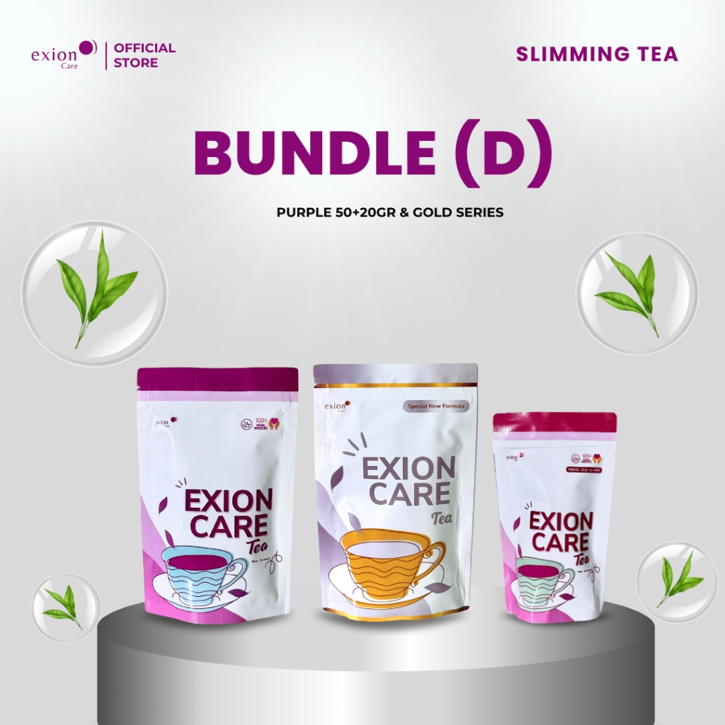 

( PROMO ) Exioncare Bundle (D) Exioncare Tea Pule Series - Isi 50gr & Mini Series 14 Hari - Isi 20gr