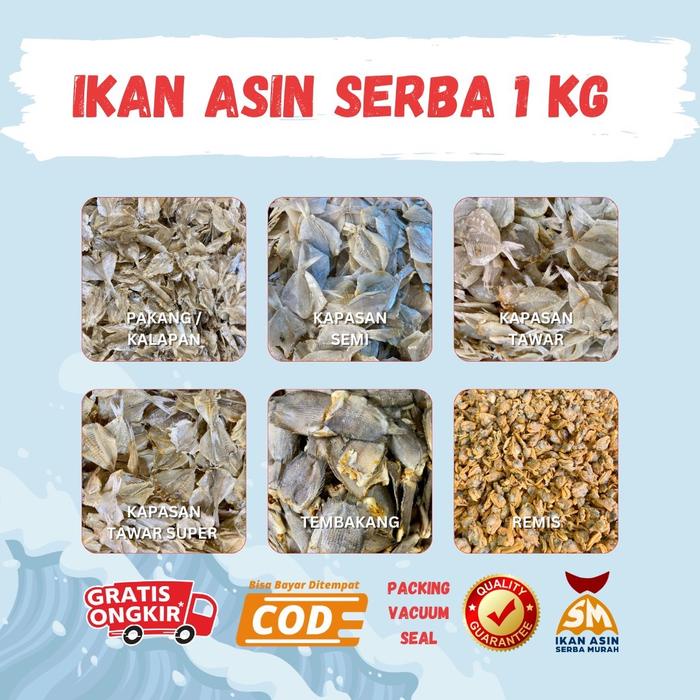 

HJK IKAN ASIN SERBA 1 KG [COD]